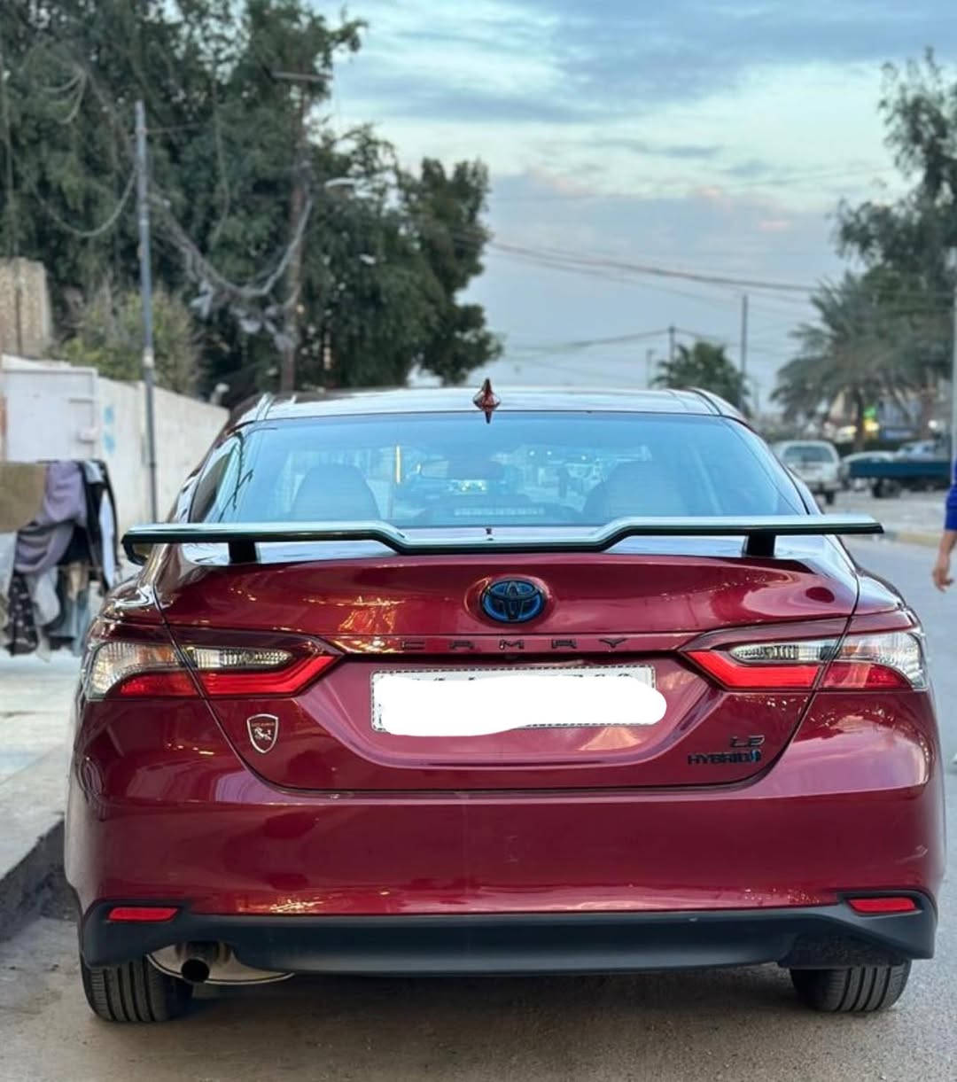 كامري هايبرد موديل 22
ضرر بسيط مثل مواضح بالصورة 
ايرباك سليم الراديترات غير متأثرة بالضربة ع وضعية البلاد 
تبديل بنيد فقط وجاملغ بارد 
3قطع كلير بدون حادث (( من امريكا )) 
مواصفات بصمة رادار كشنات تدفئة تبريد 
رقم بغداد دولي باسمي 
العنوان بغداد / السيدية 
السعر 180
***********
