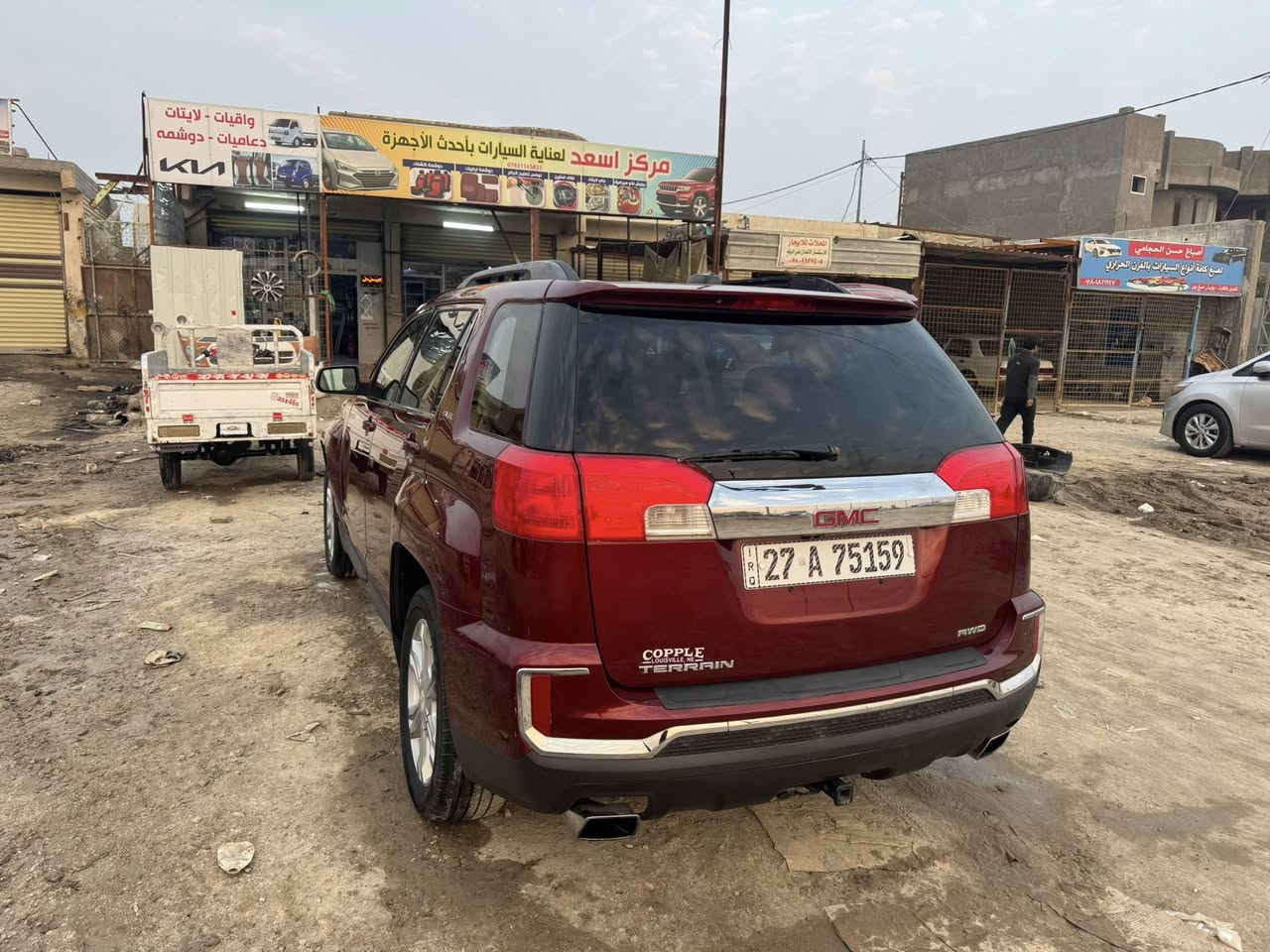 جمسي تيران موديل 17 رقم ذي قار انكليزي تحويل مباشر  وارد امريكي حادثها جاملغ وبنيد تبديل وجاملغ الثاني بيه صبغ ولباقي كلها كفاله ع الشرط كير ومكينه كفاله تبريد ثلج  حداده جديده مكينه 6 اسرندر المرغوب  سياره جاهزه وجديده  سعرها 123  وبيها مجال. مكاني ناصريه سوق الشيوخ الشراي يتصل ويدلل ***********
