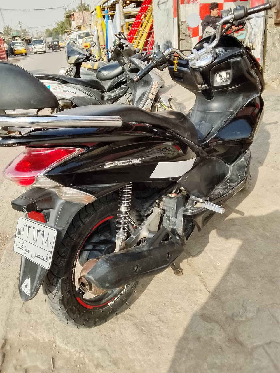 سلام عليكم درجة بي سي اكس مال رمبه صاله 5 أشهر نازله  دشبول شغاله شاير شغاله كلها شغاله مكينه خير من الله شلعه معدل يخبل ماشيه 25 الف  حساس زدحام شغال ستان كهربائية  (ياباني 125 ) السعر خاص مكاني بغداد الشعله رقم ***********
