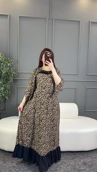 فستان كلوشة • خامة كريشة • فري سايز لحد ٨٥ كيلو