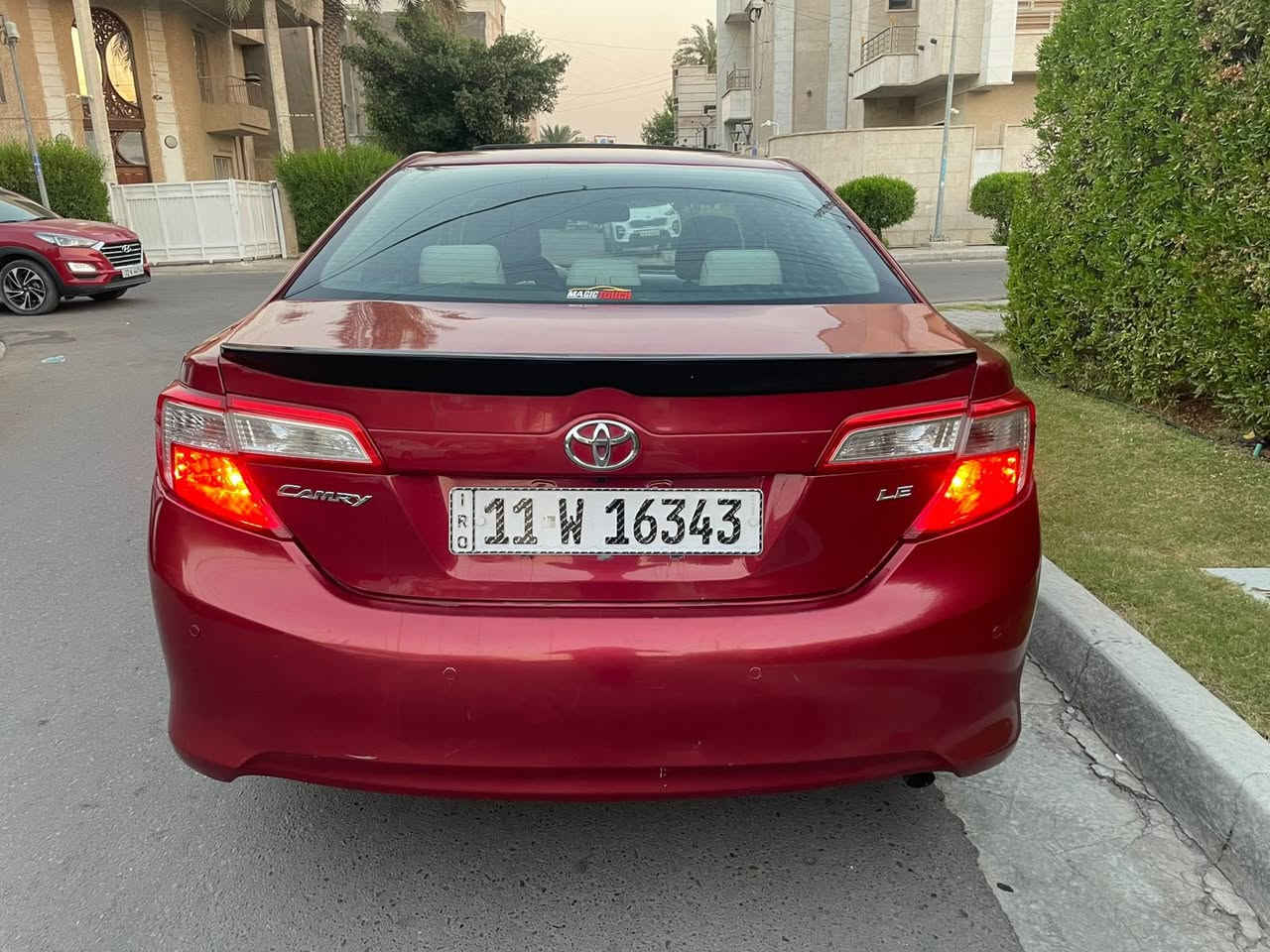 ***********  جديده  وحلوه 
كامري ٢٠١٣ le  فول مواصفات 
حادث امريكا دعاميه فقط   بدون دواخل بدون ايرباك 
وبالعراق صار بيها صبغ عام  اثر  طعجات  بدون اي ضربه او دواخل 
صور الحادث موجوده  والطعجات هم  منزلهن بالمنشور 
فتحه     شاشه  وكامره 
حساس خلفي  
كشن كهرباء 
سويجات عدد  ٢ 
غرفتها جديده  لوك 
ماشيه ١٣٠ الف 
محرك ٤ سلندر  
كير محرك  مكفولات 
شاسر بالمري تبريد  ثلج 
فول تحكمات ستيرن 
صدر تايرات  خير من الله 
سياره عله ايد وحده    ونظيفه  وجاهزه  
تحويل ثاني يوم 
سعرها ١٠٩ ورقه 
اتصال فقط  او واتس اب 
مكاني اعظميه 
***********
