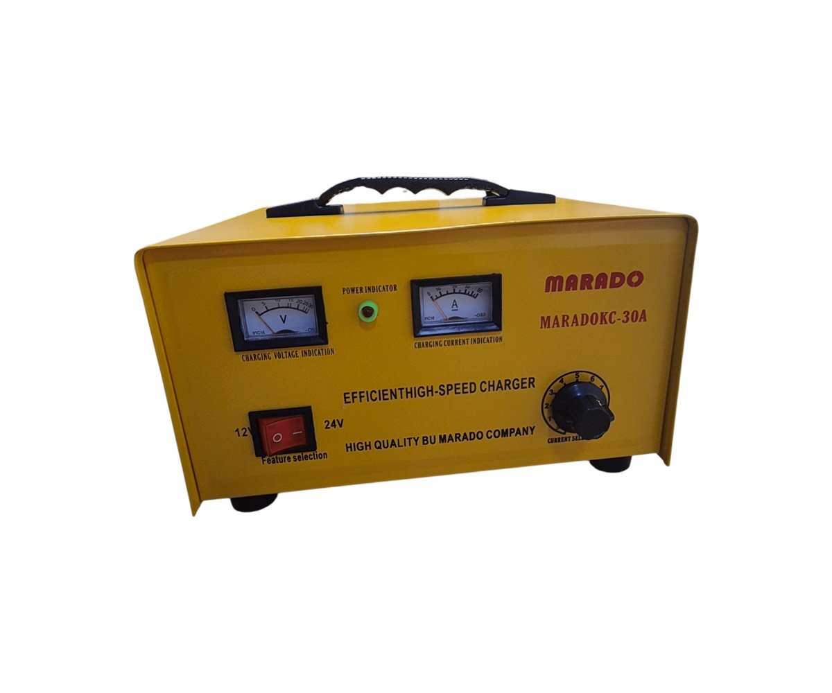 لا تشيل هم باتري السيارة أو المولدة بعد اليوم!
شاحنة MARADO القوية (30 أمبير) وصلت:
تشحن باتريات 12 فولت و 24 فولت.
٧ نظام شحن سريع وآمن.
٧ شاشة لمراقبة مستوى الشحن.
٧ جودة عالية ومقاومة للظروف الصعبة.
السعر: 35 ألف دينار فقط (والتوصيل مجاني لكل المحافظات)
للحجز: أرسل اسمك، رقمك، وعنوانك برسالة خاصة.