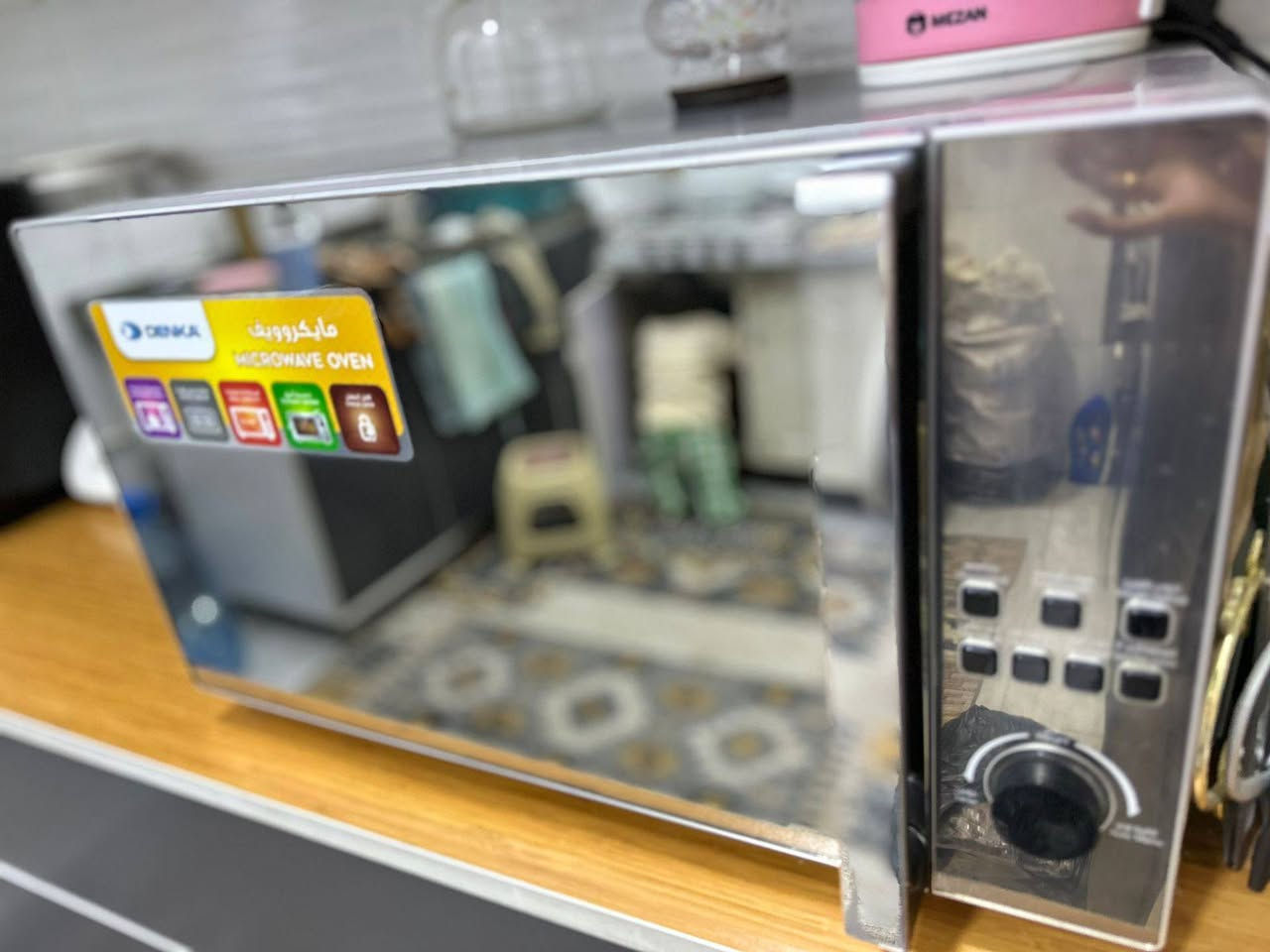 السلام عليكم مايكرويف من DENKA✨
جديد كلش نضافه 100/100 استعمال كلش قليل 
للتفاصيل اكثر الاتصال على هذا الرقم*********** 👍
