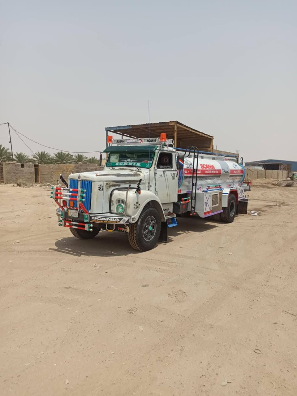 سلام عليكم تانكي سكانيه حديده مقلون للبيع ستفسار على هاذ رقم *********** ، ***********
