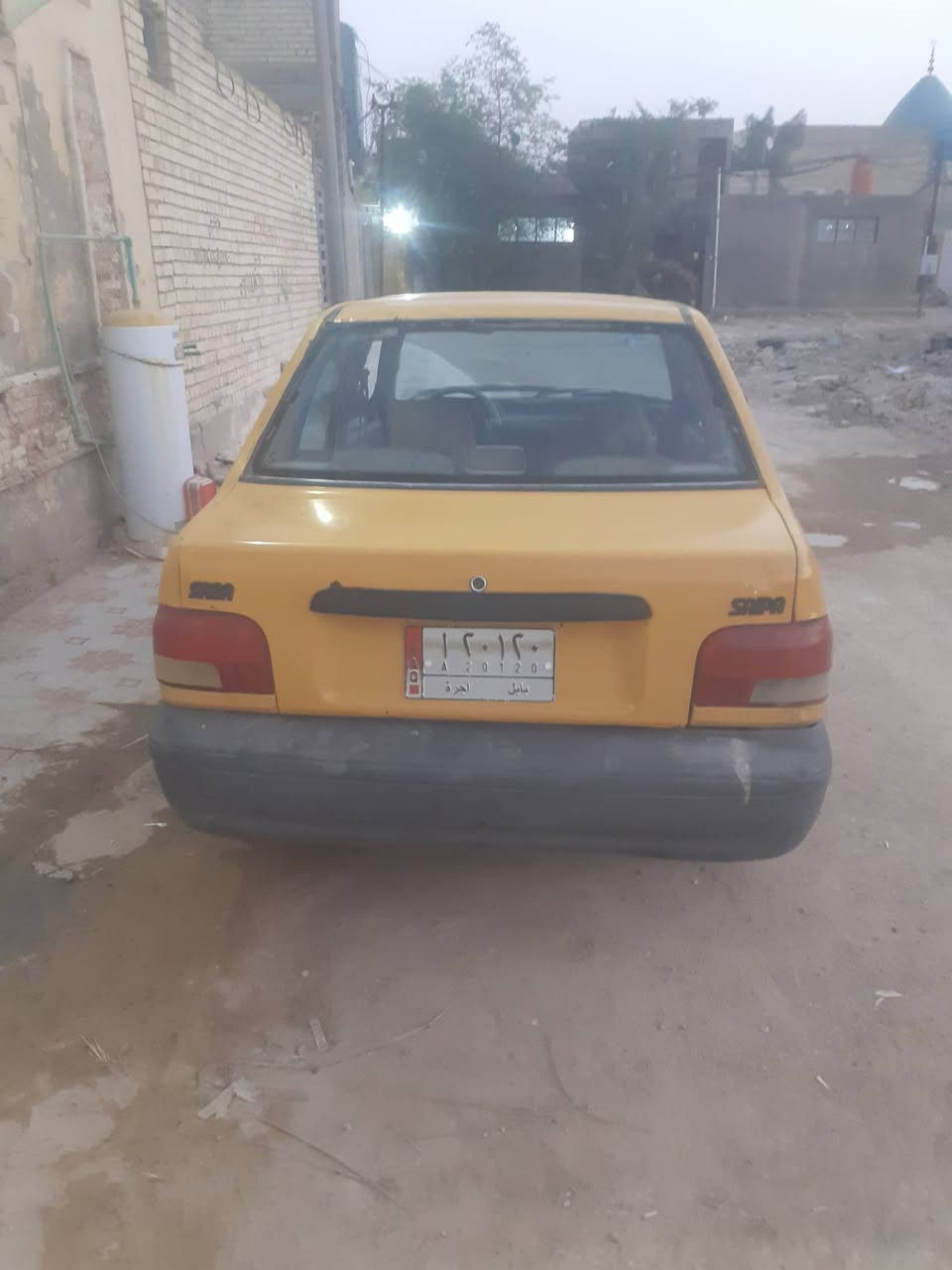 لسلام عليكم سايبا لبيع مكينه وكير تري وين ميعجبك مدور يمته ميعجبك سياره جهز مرتبه سعر ١٩ ورقه لعنوان'نجف رقم'***********
