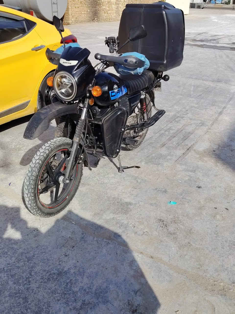 دراجه دايون للبيع موديل 2025
رقم شمالي سليمانيه شرط التحويل
نظيفه ومكفوله على وضع الشركه 
السعر 2500 مجال بسيط
الدراجه باسمي 
***********
