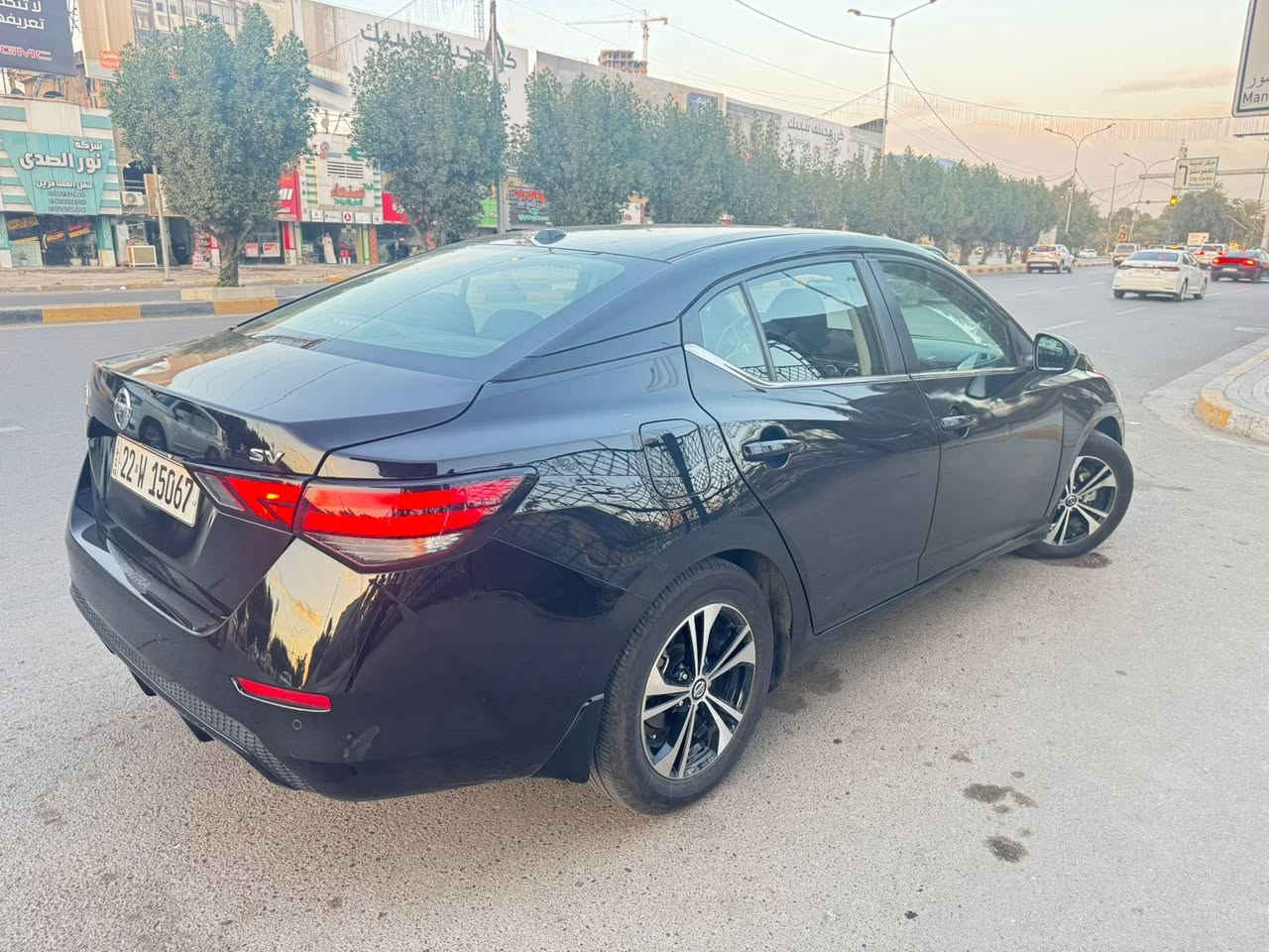 نيسان سنترا 2022وارد امريكي حادثهه جاملغ ايمن وبنيد فول عدا الفتحه بيع فقط 135 رقم اربيل  ***********
