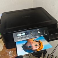 برذر T520W • قليل الاستخدام • حبر خارجي