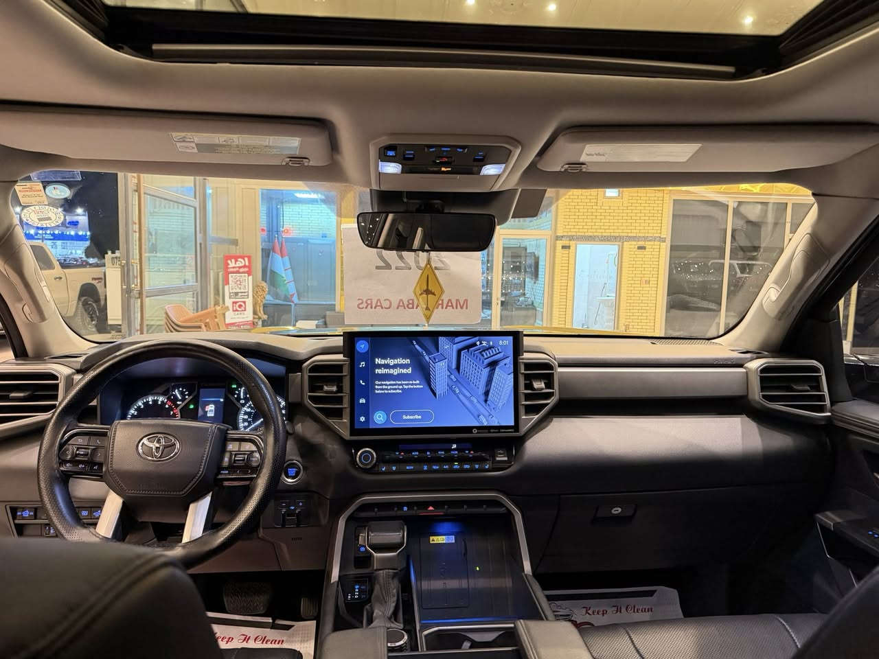 MARHABA CARS ERBIL
——————————
BRAND : TOYOTA TUNDRA
CLASS : LIMITED 
ENGINE : V6 - 3.4T - 4x4
STATUE : CLEAN TITLE كلين تايتل 
YEAR : 2022
PRICE : 33,500 $ 
COUNTER : 94,000 MILE
IMPORTING : وارد كندى
ADRESS : Erbil , أربيل شارع ١٠٠م صف دائرة گمرگ
FOR IFORMATION CALL US :
MARHABA CARS 
 📞 : ***********
