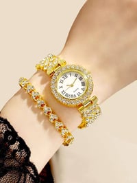 سيت نسائي • مرصع كريستال • مكينة ياباني