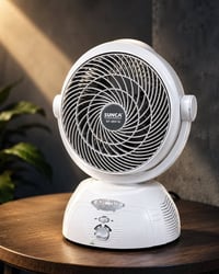 مروحة شحنية • LED قوية • بطارية تدوم