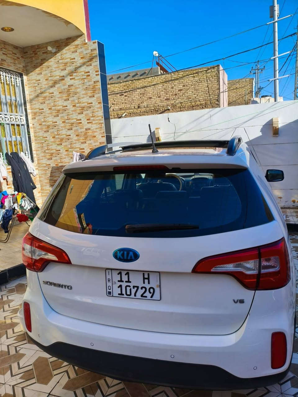 كيا سورنتو 2014 كويتي فول
رقم بغداد  الجديد 11  بسمي تحويل ثاني يوم 
‏‎ماشيه 70  الف حقيقي سياره شرط الفحص 
‏‎سياره جديده بمعنى الكلمه 
‏‎مواصفات 
‏‎بصمة تشغيل 
 فورويل
مانع انزلاق
‏‎بصمة أبواب 
كشنات جلد 
‏‎كشنات كهرباء 
‏‎تبريد 3 قطع
‏‎7 راكب 
‏‎6سلندر 3500
‏‎حساس امامي وخلفي
‏‎نظام ايكو + سبورت تقليل البانزين
‏‎ومواصفات أخرى 
‏‎سيارة جديدة معنى الكلمة شرط الفحص
‏‎(السعر 205$ ) و بيهه مجال 
رقمي ***********
مكاني الديوانيه الحمزه الشرقي
