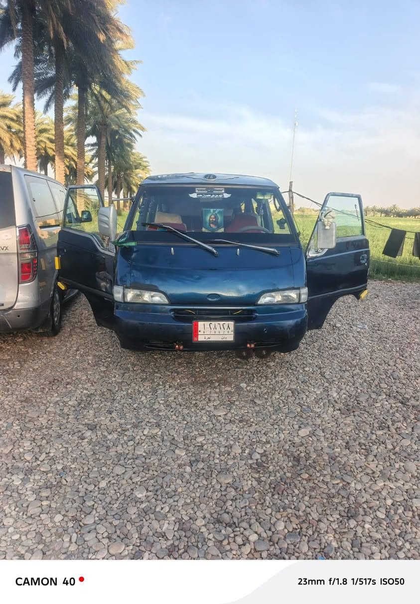 السلام عليكم سياره هونداي باص موديل 95 سياره جاهزه كل نقص ما بيه سياره مكينه كير جدد لا بخار ولا تنقيص ولا حته نضوح سياره بم ونزلات جدد باتر دينمه جديده راديتر ماي زيتي حدايده وره كدام جدد تخم تأير ويل ابو الفلس انضاف كهرباء كله شغاله ماصدات اشاير جدد مسجل شغال بيه سياره رونه شغال شاشه شغاله رون كاز وحماوه انطيك سياره ما اتخلي لو برغي عليه وتجي وتفحص بيدك راعيه موجود ءاتريد تحويل أتريد وكاله رقمي ***********
