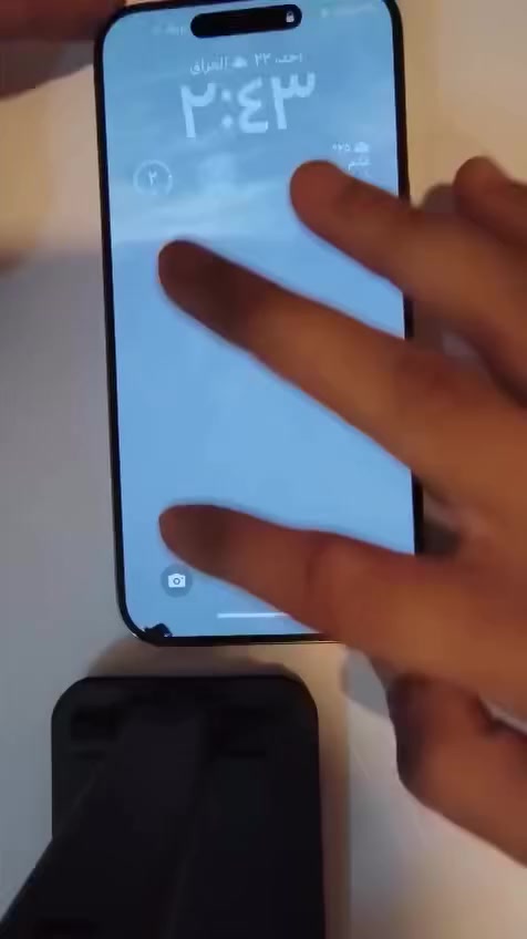 ايفون 15برو ماكس 
شرق اوسط
بطاريه 88 
ملحقات كامله كيبل لجهاز+كارتون 
الجهاز مكفول من كلشي ع فحص ماعدا نقطة سوداء اسفل الجهاز وممئثره نهائياً ع لمس أمامك ب تصوير 
للبيع ستفسار فقط واتس لايوجد ماسنجر 
***********
