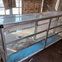 ميز المنيوم • ٢م×١٢٠ • جام امامي مكسور