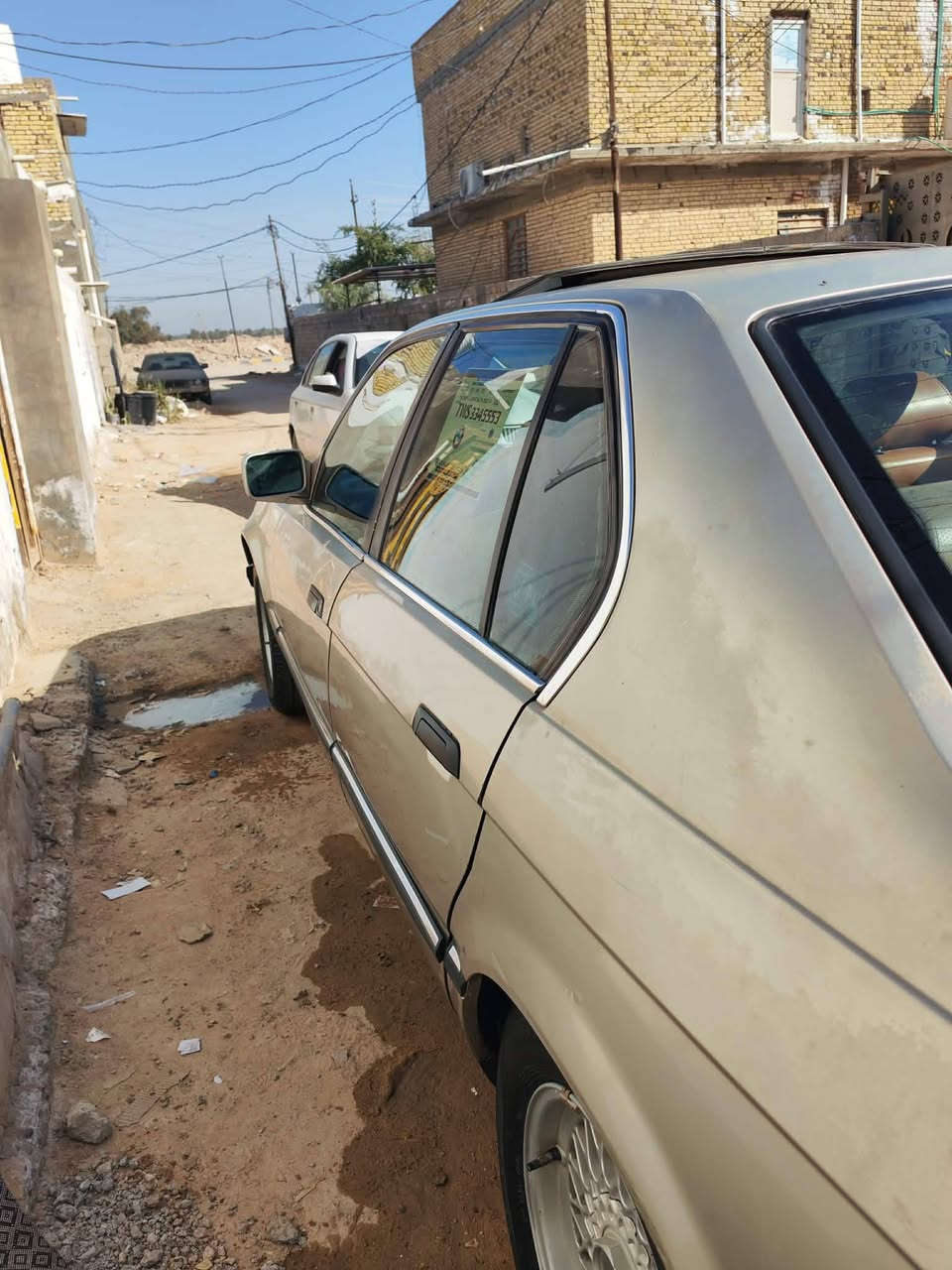 السلام عليكم
بي ام للبيع او مراوس حسب القناعه
735 موديل1991رقم نجف
سنويه لل2028
تبريد تدفئه هيترات كشنات جام مري كله شغال
جاهزه عله 24حبايه
مكينه كير خير من الله
سياره وضع شركه شرط 
لايت زنون
شرط من الدعاميه للدعاميه مابيه كلوب طافي
سياره مال جناي للاستفسار *********** مكان السياره نجف
