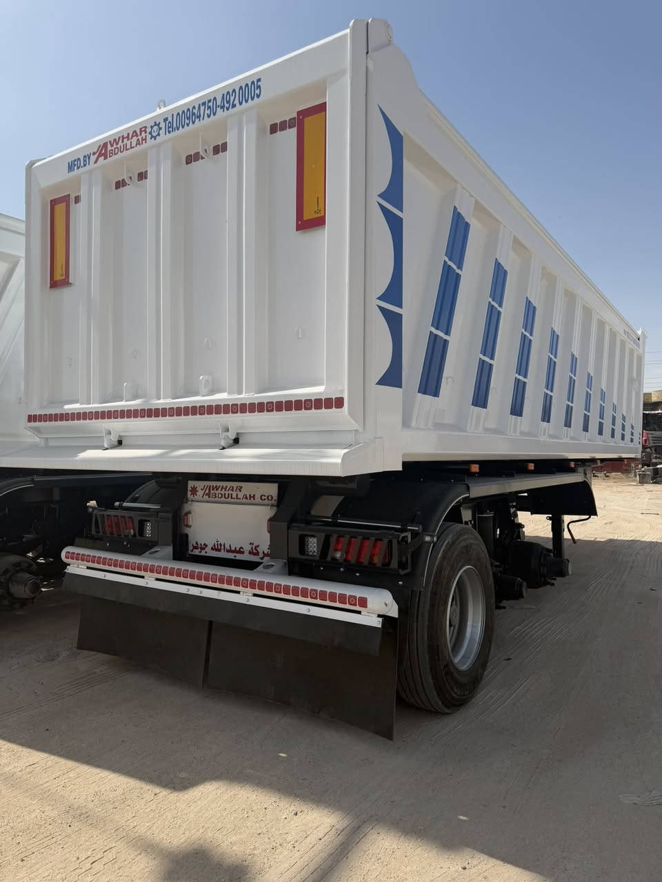 سلام عليكم عربانه لبيع شركه عبدالله جوهر. ثلاث محاور ذرعه33متر.   السعر اتصل ***********
