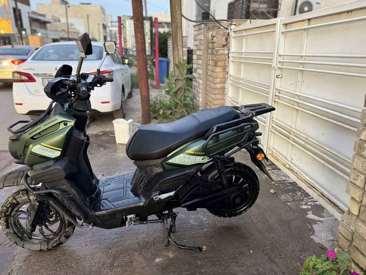 دراجه اباتشي 
سرعه 80 حقيقي
6 بطاريات مسطره 
ملف 2500
مستعمله فقط شهرين
السعر مليون و٢٠٠ 
العنوان منصور داوودي ***********
