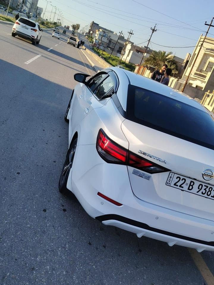 نيسان سنترا 2023 SV+
محرك 2000 دوش شرط
كير شرط 

لون ابيض صدفي 
داخل اسود  سستم كاربون فايبر

بصمه تشغيل 
بصمه أبواب 
تشغيل عن بعد 
تحكمات ستيرن 

رادار 360°
رادار امامي وخلفي وجانبي توقف ذاتي 
حساسات مري جانبيه نقطه عمياء 

قياده ذاتيه مثبت سرعه  
تحديد مسار 

شاشه كبيرة كامرة +شاشه اعطال 

وضعيات القيادة  (ايكو،  نورمال،  سبورت) 

حجر بيئه بلادي 

تدفئه كشنات هيتر 
تدفئه ستيرن 

مانع انزلاق 

ويل كروم 
بك لايت لد 

ممشه 50

سنويه 2031
 هزة فحص  2026 شهر التاسع 

حادث سطحي قطع وحدة نص بنيد بدون داخل
رقم أربيل باسمي تحويل ثاني يوم سونار موجود

تفاصيل خبرني وبي  وتساب ***********

