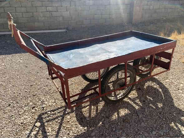 عەرەبانەی حەماڵی بۆ فرۆشتن 
خۆش دەسو توندوتۆڵە ماڵی کاسپیە 
نرخی ٧٥ هەزارە 
ناونیشان / سلێمانی فلکەی خانەقا 
ژ.م : *********** السليمانية
