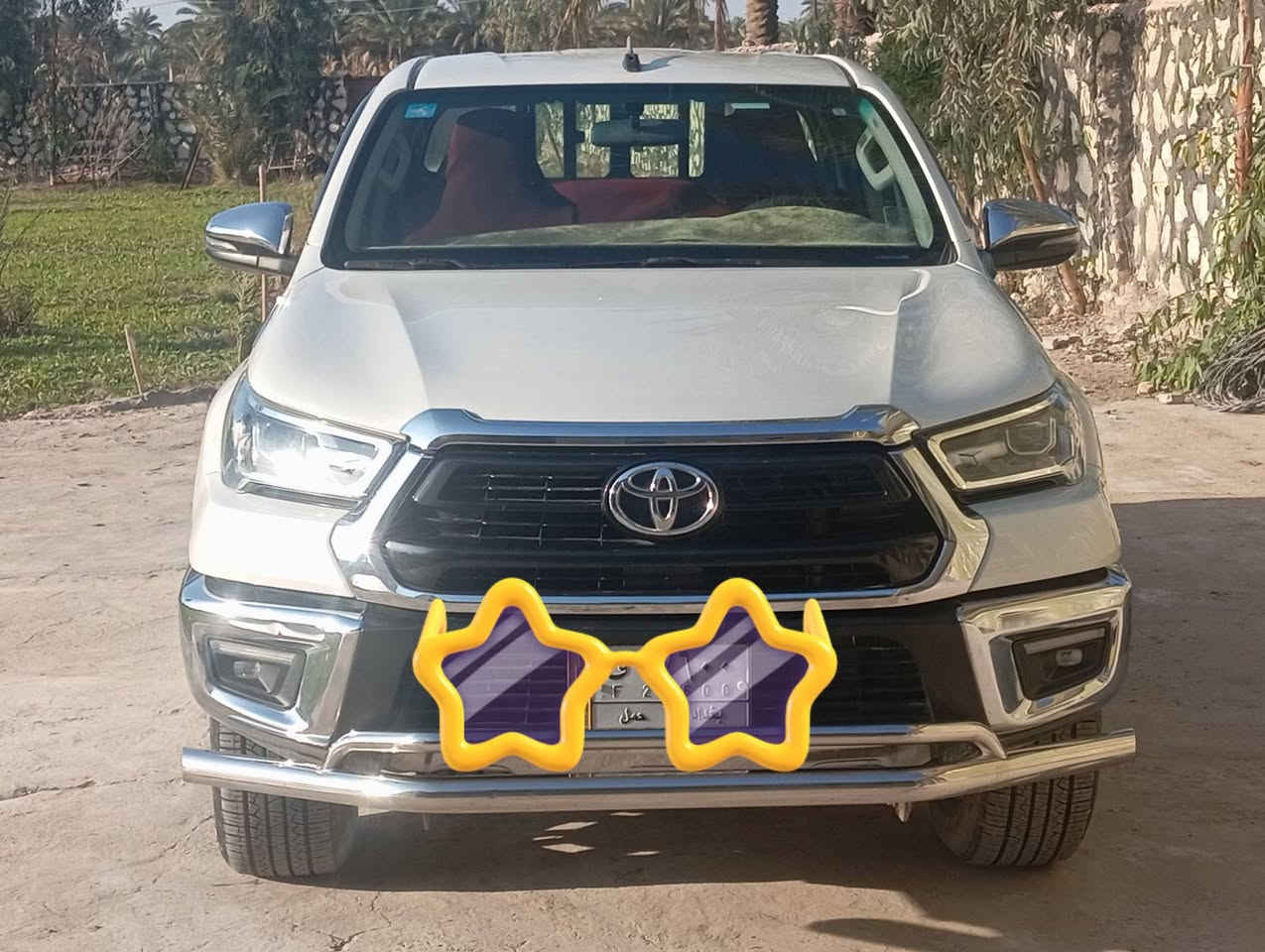 السلام عليكم حبايبي هايلوكس سعودي 22بيه بس شبر بارد بالجاملغ الامامي بون صبغ ماشيه 90سياره لوك جديده رقمه بغداد مال جناي والله مكاني بابل ***********سعره305وبيه مجال
