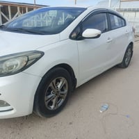 كيه سيراتو موديل 2014 رقم جديد انكليزي  بيها صبغ جاملغ الامامي مكلف بل...