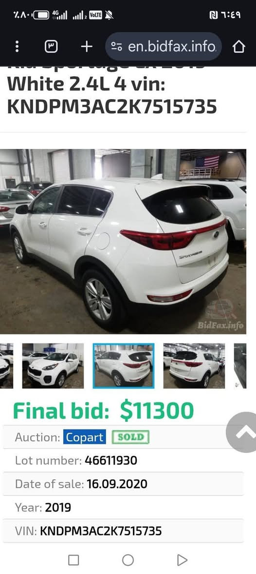 سبورتج 2019
مواصفات عاديه
داخله كلين بس المحرك
صور أمريكا مع المنشور
العنوان بغداد الغزاليه
للاتصال ***********
