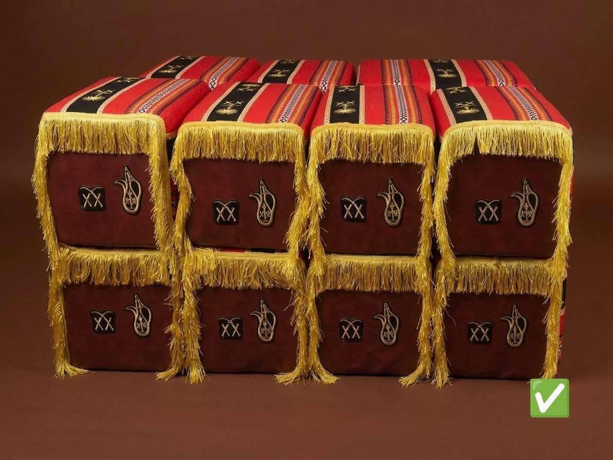 متوفر مسند عربي مصنوعة من خشب صلب وقماش بدوي 📝
📐 القياسات: الطول 60 سم × العرض والارتفاع 30 سم

💲 السعر: 25 ألف القطعة الواحدة

📥  تواصل معنا عبر الخاص  ! 📥
📥 واتساب  *********** وات ساب 📥
