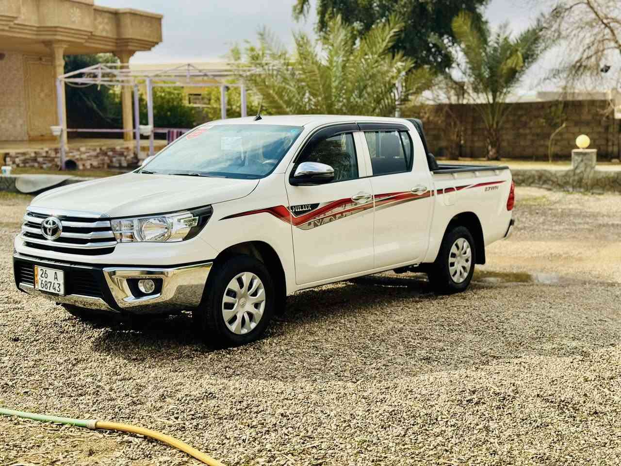 السلام عليكم 
هايلوكس عذاري 2025 مكفول كفالة عامه من الصبغ والضرر وشخط والبارد زيرو ماشيه 5 الالف رقم صلاح الدين دولي سنوية ل2030 تحكم استيرن حساسات مانع انزلاق إشارة بالمري محرك شرط ما مفتوح السيارة جديدة وضع شركة شرط
السعر 263 ويرهم مراوس مع سيارة اقل منها 
للاستفسار اتصل 
*********** 
***********
