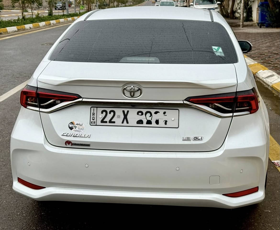 السلام عليكم
كورلا 2024 خليجي شركة جيهان 
رقم اربيل
السيارة فول مواصفات 
بعدها بالضمان ماشية 37 الف كيلو 
السيارة مكفولة بيها شخط باب السايق ورصعتين 
كل شي بالسيارة جديد حتى التايرات 
للاتصال : ***********
السعر : 185 وبيها مجال
مكان السيارة : تكريت
