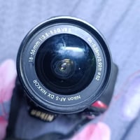 كامره نيكون • مشكلة بالزووم • بطاريتين وشاحن