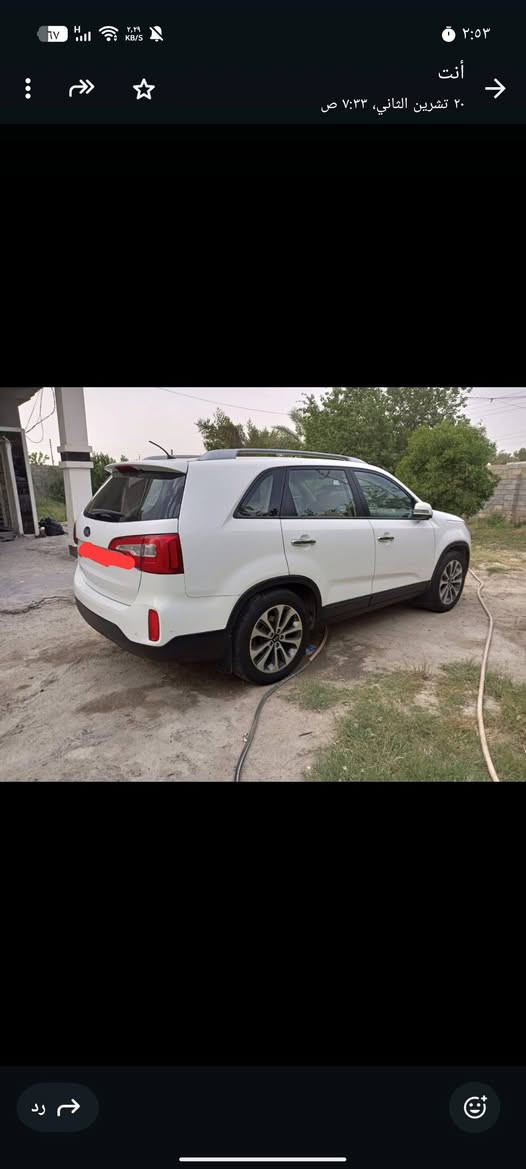 السلام عليكم من رخصه الادمن للمراوس او البيع سورنتو 2013 شكل ال 15 سياره فول مواصفات وعد الفتح والبصمه سياره كفاله عامه من الدعاميه للدعاميه فقط بها بارد من يم السائق الباب كفاله من التجيه  والكلبه واللغود سياره نقص واحد ما بيها كفاله المحرك والجير والقشر كلش حلوه السياره وما ناقصها شيء شاشه كار بلاي يشاير بالمري تحكمات بالستيرن كشن السائق كهرباء السياره 4 سلندر 2400 دوش محرك المرغوب للاستفسار متوفر واتساب ***********
