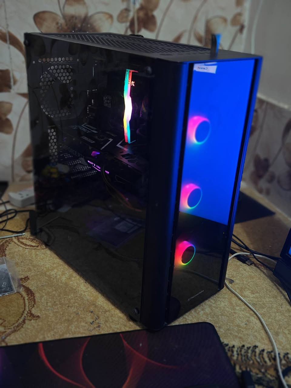 کەیسی گەیمینگ بێکێشە و خاوێن
٦٦٠$ معامەلە 

GPU: RTX 3070 8GB 3fan
CPU: Intel Core i5-11400
Motherboard: MSI H510M-A PRO
RAM: T-Force DDR4 16GB (8x2) 3600MHz
Case: Thermaltake V250 TG ARGB
Storage HDD: Seagate Barracuda 1TB SATA
Storage SSD: XPG M.2 256GB SX8100NP
PSU: THERMALTAKE 550W+80


**إذا كنت صاحب هذا الإعلان وتريد حذفه لأي سبب، رجاءا أرسل رسالة إلى الدعم الفني**