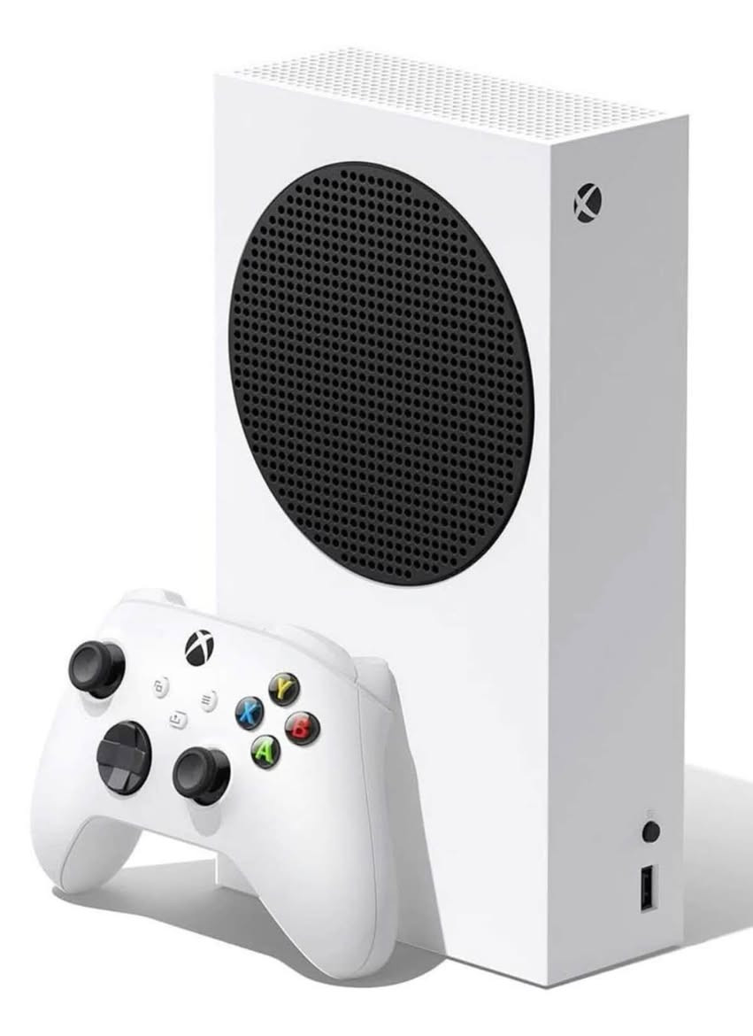 اكسبوكس سيريس اس الذاكره 512 GIGA 120 فريم 4k الجهاز نضيف ما مصلخ ولا عطلان وياه 2 جويستك اصليات والجهاز محمي لان بيه يو بي اس السعر كلش زين التواصل وياي من الرقم *********** يخابرني بس الشراي
