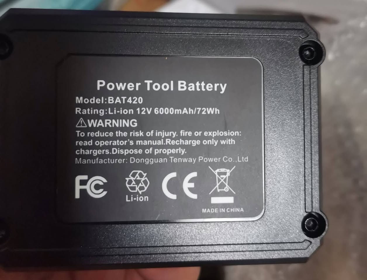 بطارية دريل ميلووكي
السعر ١٠ ألاف
اصلي اصلي غير مستخدم ابداً
متوفر توصيل جميع المحافظات


**إذا كنت صاحب هذا الإعلان وتريد حذفه لأي سبب، رجاءا أرسل رسالة إلى الدعم الفني**