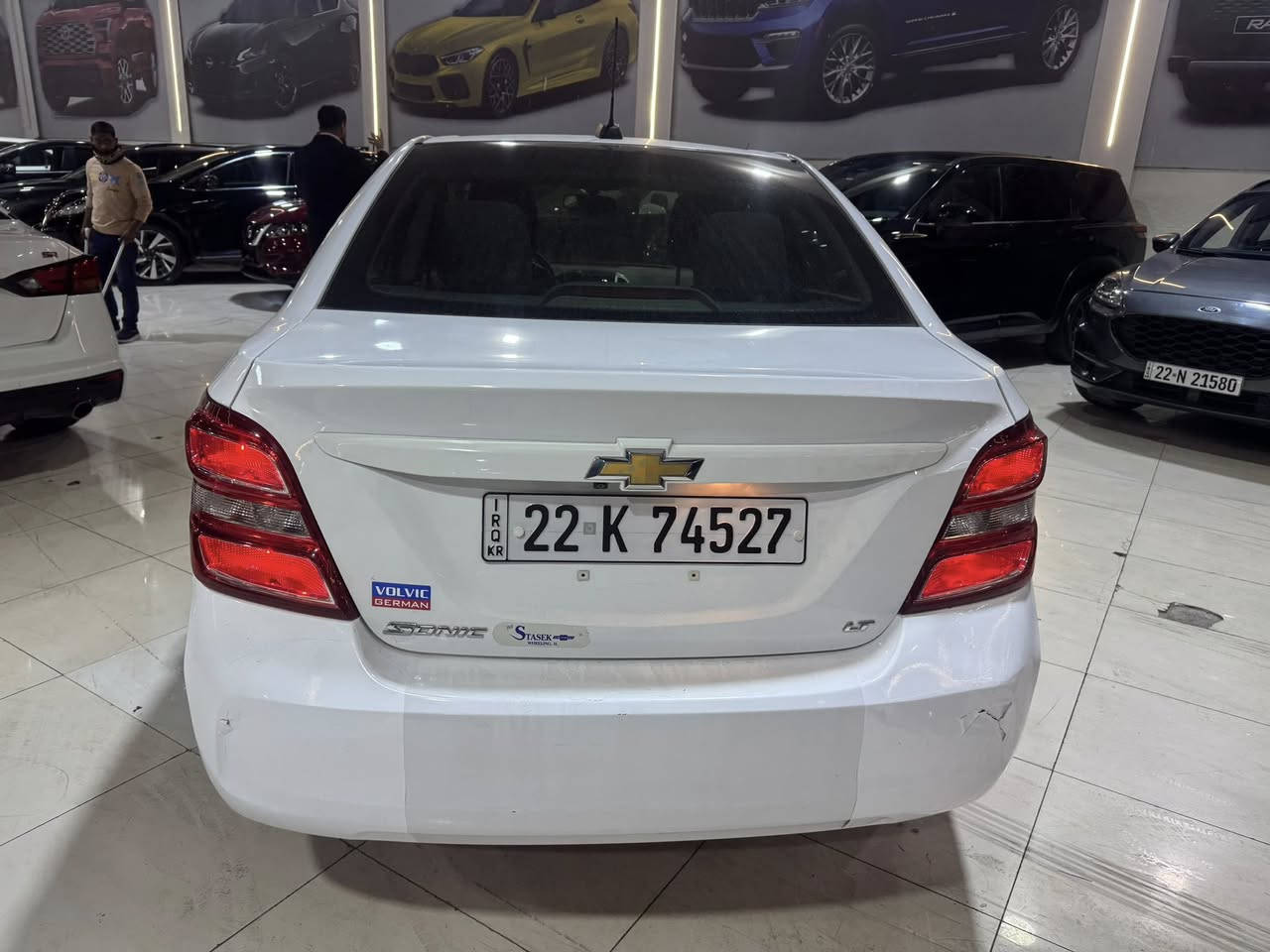 Chevrolet sonic 2020
سعر بلاشش ٧٧$🔥قفل
***********
***********

شاشة
كاميره
تحكمات ستيرن
لايتات زينون
تحديد سرعة
وياله ١٧
رقم و سنوية جديد
ضرر❌بس جاملغ واحد صبغ بدون دواخل
موجودة 📍اربيل معرض S.B cars
تحويل او الوكالة ثاني يوم

***********
***********
