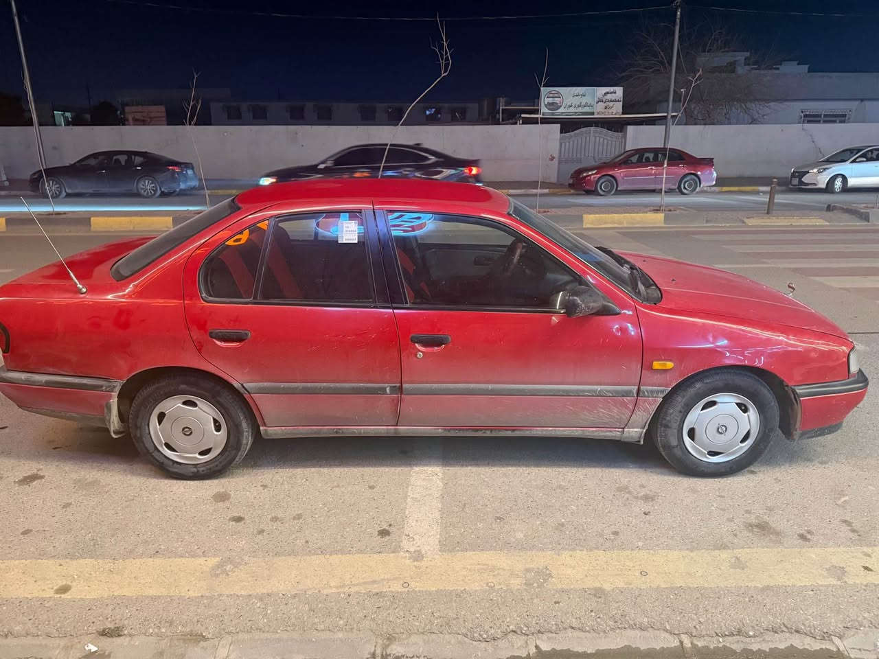 نيسان بريمر موديل 1991
مشروع وطني سنويه جديد 
دفتر بنزين موجود بدون ضربه بدون صبغ 
سياره جاهز تراى للبصرا 
سياره جاهز بدنو مصرف 
سعر 55 بى مجال قليل 
مكان كركوك رحيماوه قرب علي هراج 
رقم *********** *********** كركوك, العراق
