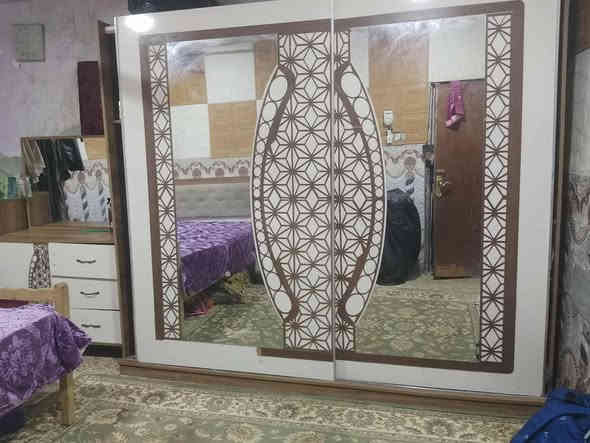 السلام عليكم غرفه نوم تركيه مستعمله للبيع سعرها ٢٠٠وبيها مجال العنوان كربلاء ***********
