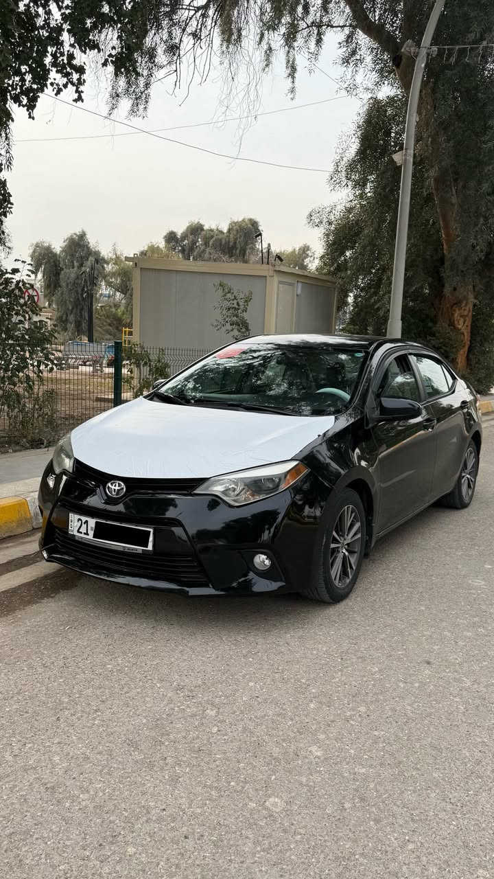 السلام عليكم
للبيع تويوتا كورلا 2016 LE وارد امريكي رقم سليمانية الدولي الجديد باسمي تحويل ثاني يوم محرك 1800 مواصفاتها ( تحكمات ستيرن ، شاشة كبيرة ، كاميرا خلفية ، مثبت سرعة ، وباقي موصفات الكورلا معروفة )
السيارة بيها 3 قطع صبغ بابتين و مباوك جاملغ خلفي صفحة عكس السايق بدون دواخل بدون ايرباك
السيارة خير من الله جاهزة بدون اي نقص ربع ماتصرف عليها

مكان السيارة / ديالى - بعقوبة 
للاستفسار / ***********
