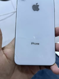 ايفون اكس ماكس ذاكرة 64 جهاز ضمان عشر ايام مبدل فقط بطاريه كلشي بيه شغ...