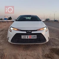 كورلا موديل ٢٤ وارد امريكي حادث خلفي خفيف ماشية ٢١ الف ميل تقريبا محرك...