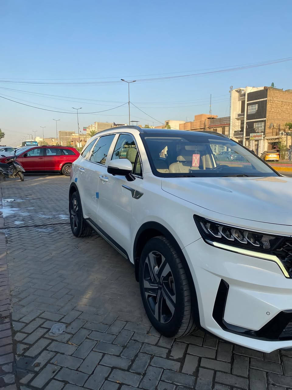 السلام عليكم
KIA SORENTO 2022
خليجي مكفولة من كلشي
ماشية29,000
رقم بغداد الدولي بأسمي هزه وسنويه جديده 
فول مواصفات 
فئه 4X
اعلى فئه 
4كامرات 
كشن حار بارد جلد
مكينه 6V 3500
تبريد 3 قطع 
فور ويل AWD 
مري شفط
اشارة ترحيب 
بانوراما  
لد وحاجب
صندوق ذكي 
كير ماوس
Drive mode 3 /ثلاث انضمة قياده 
نضام اوتو هولد 
لد داخلي  متغير  ٧ الوان
تحكم ستيرن فول 
وبعد بيها هواي مواصفات 

السعر دولار 28,700 $
رقمي 
***********
