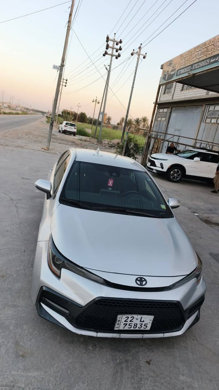 السلام عليكم كورلا للبيع موديل2021 مواصفات إس اي بيها جاملغ خلفي  بدون ايرباك صور الحادث مرفقه رقم أربيل تريد تحويل أو وكاله سونار بالمنشور
السعر 133 رقم ***********
***********
