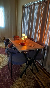 ميز طعام استخدام سبوع فقط للبيع السعر ١١٠ الف فقط  الاستفسار 077025984...