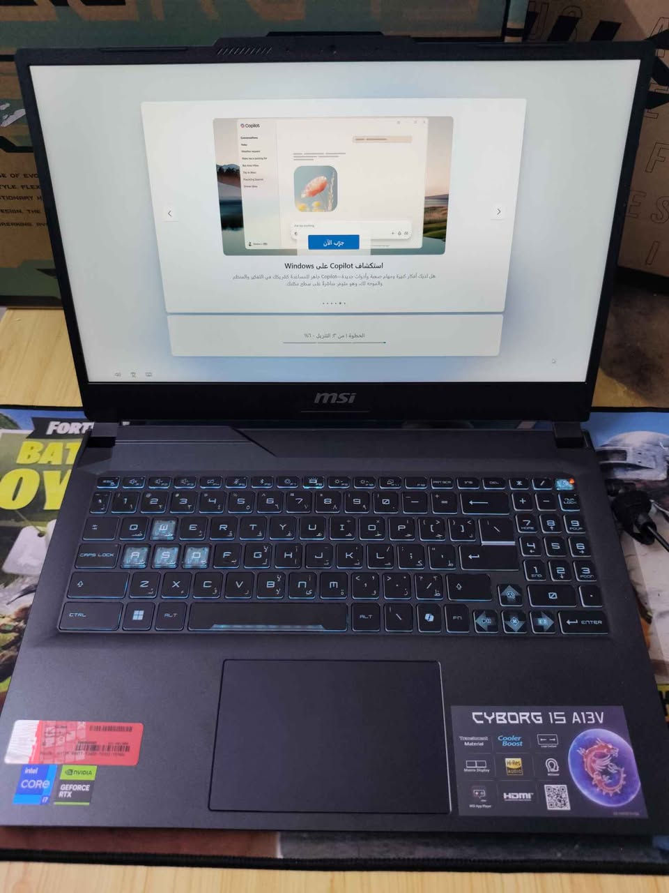 msi cyborg 15 A13VF للبيع
مستخدم جدا قليل ومكفول من الشخط الواحد
المواصفات
المعالج:Intel Core i7-13620H
كارت الشاشة:NVIDIA RTX 4060 (8GB GDDR6)
التخزين:SSD 1T
الشاشة:15.6-inch FHD (1920 × 1080) IPS- level panel with a 144Hz refresh rate.
الرامات: 16 DDR5
كامل ملحقات والكارتونة والشاحنة
السعر مليون 300 وبي مجال للشراي
مكاني بغداد الصليخ بغداد, العراق


**إذا كنت صاحب هذا الإعلان وتريد حذفه لأي سبب، رجاءا أرسل رسالة إلى الدعم الفني**