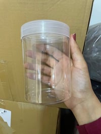 برطمانات PET • شفافة • خامة غذائية