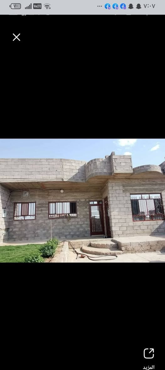 بيت مع قطعة ارض مساحة البيت 190 متر  بيت غرفتين وهول ومشتملات ومطبخ حار بارد  والاستقبال و حديقة  المساحة الكامله 600 متر زراعي داخل البيت كهربائيات ومجاري فول وغرفتين وهولين  ملبوخين   عل شارع كركوك  االسعر, 45بي مجال بسيطللاستفسار خاص #موصل #الجميع #للبيع #المتابعين


**إذا كنت صاحب هذا الإعلان وتريد حذفه لأي سبب، رجاءا أرسل رسالة إلى الدعم الفني**