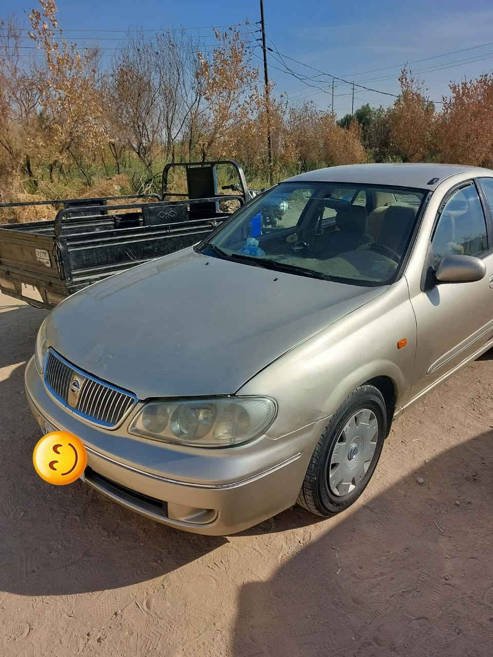 السلام عليكم نيسان صني ٢٠٠٥ نجف بسمي صبغ حزام  السعر ٧٧ بي مجال *********** مكلف
