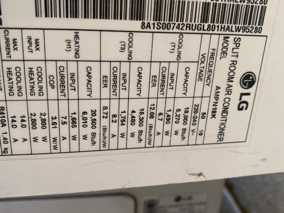 طن ونص LG انفيرتر تحكم امبيريه اخوا الجديد جهاز بلادي غاز الشركه عنوان غزاليه ‭0773 388 0214‬
