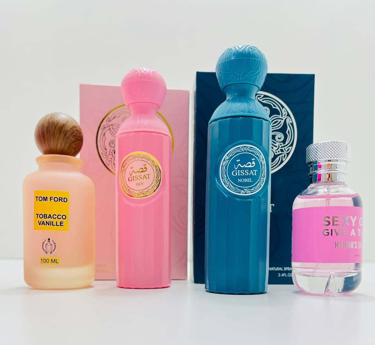 💖 دلل زوجتك بعيد الحب بمجموعة عطور أنثوية فخمة:
عطور قصة:
One & Only (وردي): زهري فاكهي، ياسمين وكراميل ومسك 🌸🍑
Nobel (أزرق): رائحة فاخرة ومنعشة 💎
عطر توم فورد:
Tobacco Vanille: شرقي حار فاخر للتوابل والفانيليا 🍂✨
عطر Sexy Girl (Hanna's Secret):
زهري فاكهي مع الكراميل والتوت 💕
🎁 
 دللها بهدية لا تنسى هذا عيد الحب!
#للحجز خاص #عطور#العراق


**إذا كنت صاحب هذا الإعلان وتريد حذفه لأي سبب، رجاءا أرسل رسالة إلى الدعم الفني**